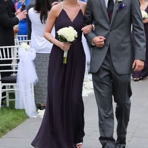 Purple bridesmaid or prom dress